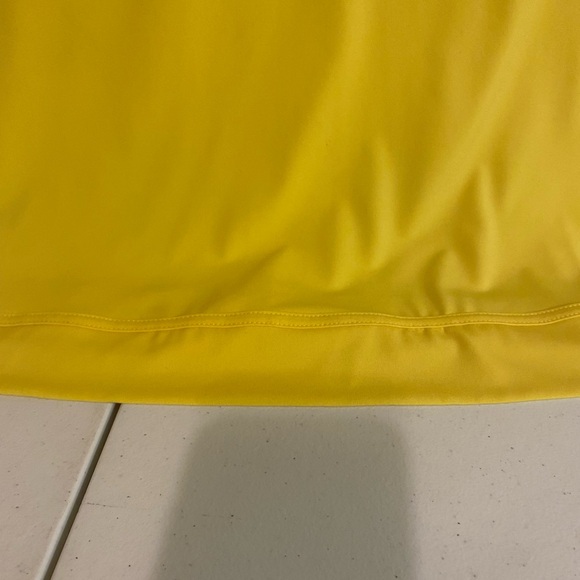 Anne Klein Yellow V-Neck Short Sleeve Blouse - Picture 5 of 5